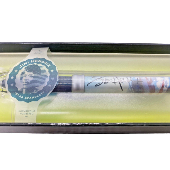 Jimi Hendrix Star Spangled Limited Edition POD Pen Ballpoint Boxed Gift Set - Picture 3 of 7